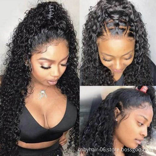 WaterWave Hd Lace Front Wigs Water Wave Virgin Cuticle Aligned Hair Human Hair Lace Frontal Wig Water Wave Closure Wig